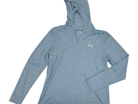 Athletic Top Ls Hoodie By Under Armour In Blue, Size:Xl For Discount