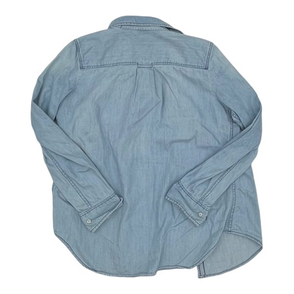 Top Ls By Stylus In Blue Denim, Size:M Supply