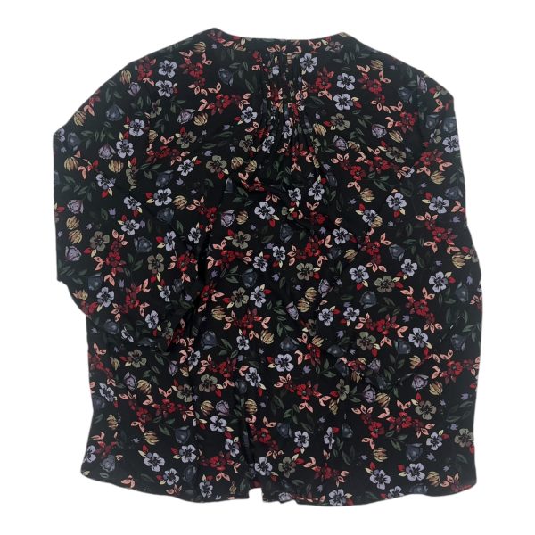 Blouse Ls By Not Your Daughters Jeans In Floral Print, Size:L Fashion