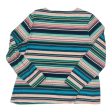 Top 3 4 Sleeve By Talbots In Striped Pattern, Size:2X Online now