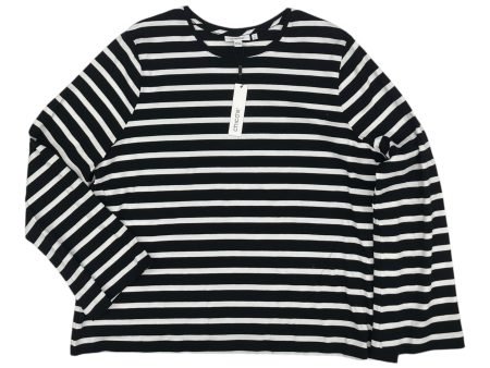 Top Ls By Chicos In Black & White, Size:Xxl For Cheap