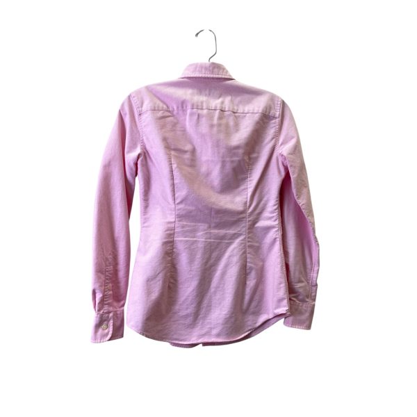 Top Ls Basic By Ralph Lauren Blue Label In Pink, Size:Xs on Sale