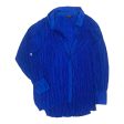 Blouse Ls By City Chic In Blue, Size:1X Online Sale