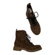 Boots Ankle Heels By Time And Tru In Animal Print, Size:7 Supply