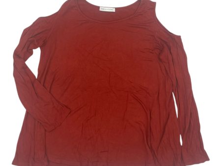 Top Ls By Chris And Carol In Red, Size:L Cheap