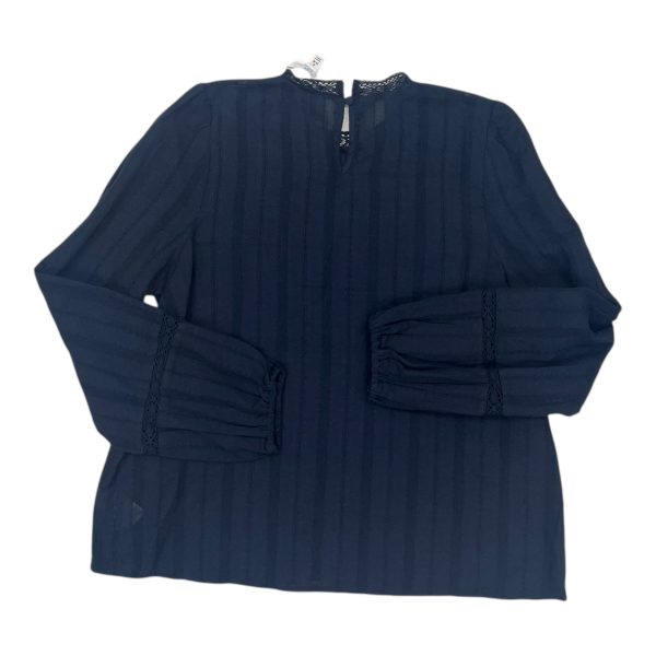 Top Ls By Time And Tru In Navy, Size:S Discount