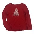 Top Ls By Croft And Barrow In Red, Size:L Cheap