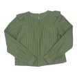 Blouse Ls By Loft In Green, Size:Xs on Sale