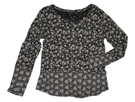 Top Ls By Lucky Brand In Black & Tan, Size:S Sale