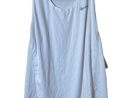 Athletic Tank Top By Nike In White, Size: M Online Sale