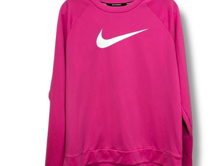 Top Long Sleeve By Nike Apparel In Pink, Size: M Fashion