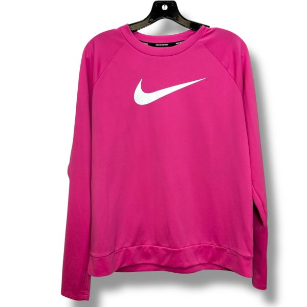 Top Long Sleeve By Nike Apparel In Pink, Size: M Fashion