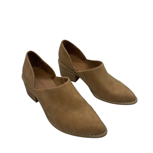 Boots Ankle Heels By Zz In Tan, Size:10 Online