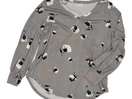 Top Ls By Maurices In Grey, Size:L Cheap