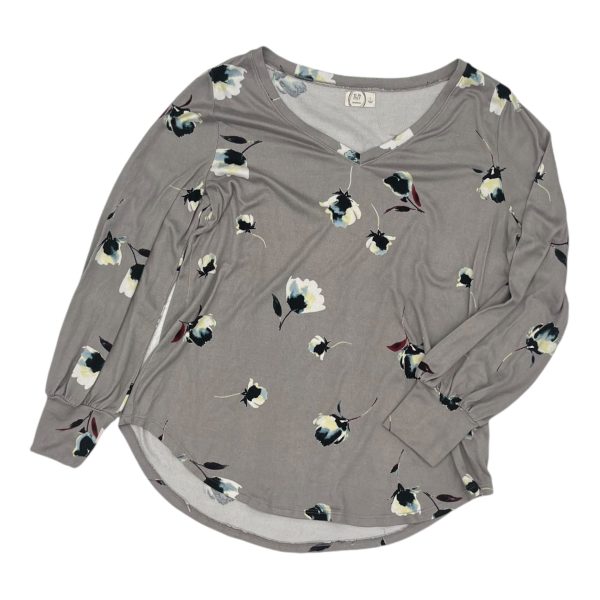 Top Ls By Maurices In Grey, Size:L Cheap