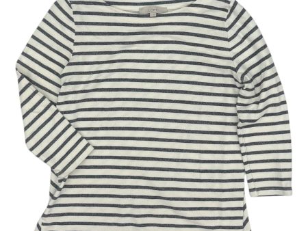 Top 3 4 Sleeve By Loft In Striped Pattern, Size:M For Discount