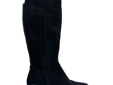 BOOTS LEATHER by VINCE CAMUTO In BLACK, Size: 9.5 For Cheap