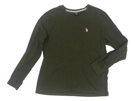 Top Ls By Us Polo Assoc In Green, Size:L For Sale