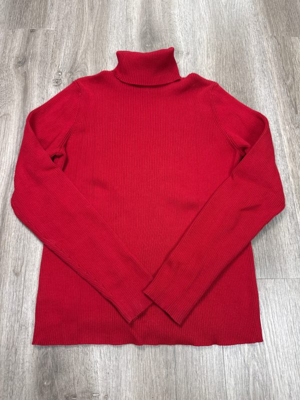 Top Long Sleeve By Ralph Lauren In Red, Size: M For Sale