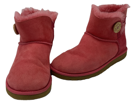 Boots Designer By UGG In Pink, Size: 7 Cheap