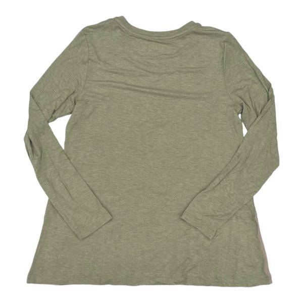 Top Ls By Logo In Green, Size:M Discount