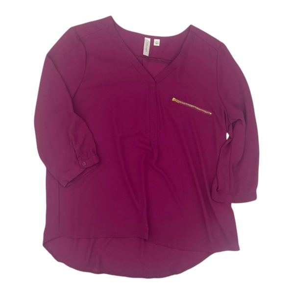 Blouse Ls By Tacera In Pink, Size:L Online now