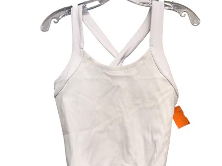 Athletic Tank Top By Athleta In White, Size:S Sale