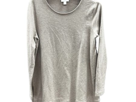 Top Long Sleeve Basic By Pure Jill In Taupe, Size: Xs Hot on Sale