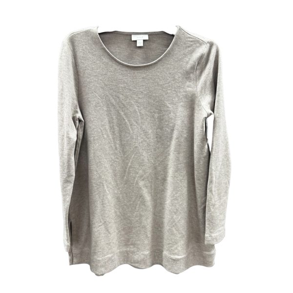 Top Long Sleeve Basic By Pure Jill In Taupe, Size: Xs Hot on Sale