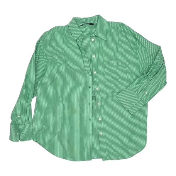 Top Ls By Zara In Green, Size:M Hot on Sale