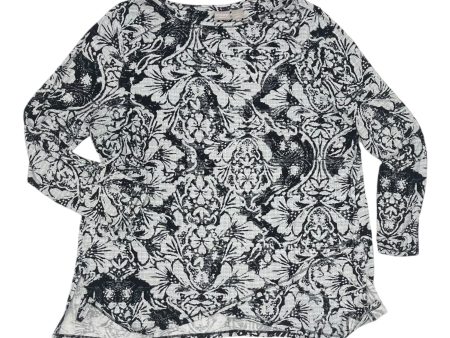 Top Ls By Chicos In Black & White, Size:Xl Supply