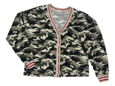 Cardigan By Eesome In Camouflage Print, Size:S Discount