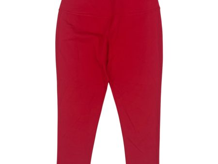 Pants Leggings By Jones And Co In Red, Size:2X For Cheap