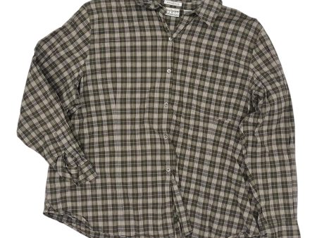 Top Ls By Villager By Liz Claiborne In Plaid Pattern, Size:3X on Sale