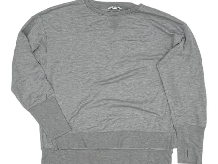 Athletic Top Ls Crewneck By Joy Lab In Grey, Size:L Supply