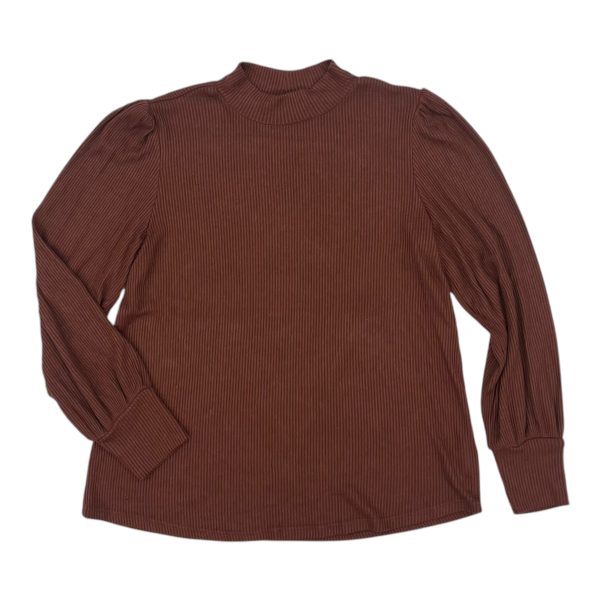 Top Ls By Maurices In Brown, Size:L Online