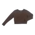 Athletic Top Ls Collar By Aerie In Brown, Size:Xl Supply