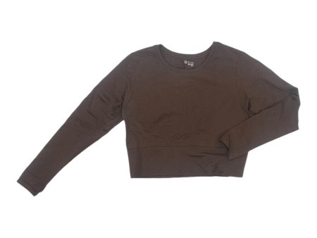 Athletic Top Ls Collar By Aerie In Brown, Size:Xl Supply