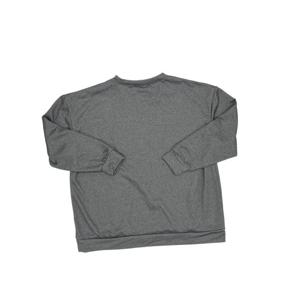 Athletic Sweatshirt Crewneck By Clothes Mentor In Grey, Size:L Supply