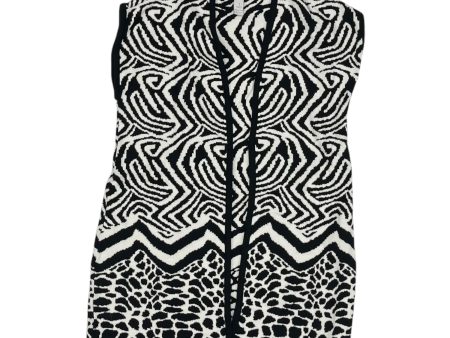 Cardigan By Chicos In Black & White, Size:M Sale