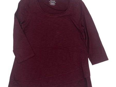 Top 3 4 Sleeve Basic By Chicos In Red, Size:M For Sale