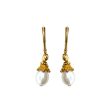 14k Gold Filled Pearl Dangle Earrings By Unbranded Hot on Sale