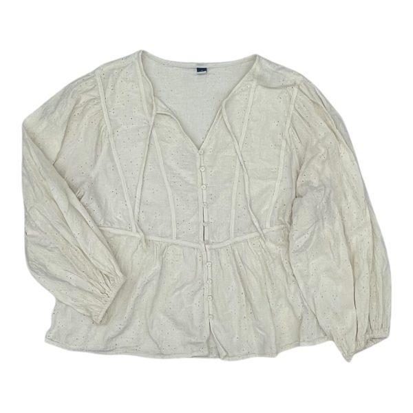 Top Ls By Old Navy In Cream, Size:Xl For Sale