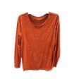 Top Long Sleeve Basic By Peruvian Connection In Orange, Size: S Online now