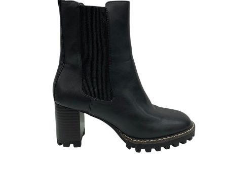 Boots Ankle Heels By H&M In Black, Size:7.5 Hot on Sale