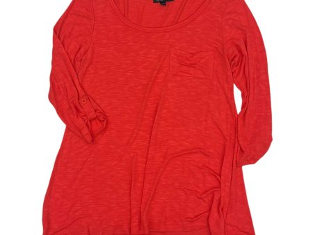 Top 3 4 Sleeve By Paraphrase In Coral, Size:L Fashion