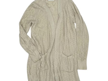 Cardigan By Clothes Mentor In Tan, Size:L For Cheap