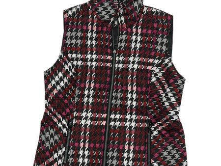 Vest Puffer & Quilted By Christopher And Banks In Red & White, Size:M For Discount