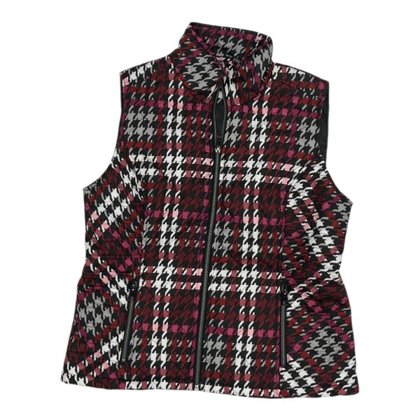 Vest Puffer & Quilted By Christopher And Banks In Red & White, Size:M For Discount