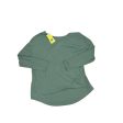 Athletic Top Ls Crewneck By All In Motion In Green, Size:Xxl Cheap